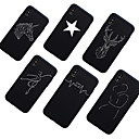 hesapli iPhone Kılıfları-Pouzdro Uyumluluk Apple iPhone XS / iPhone XR / iPhone XS Max Temalı Arka Kapak Geometrik Desenli / Hayvan / Karton Yumuşak TPU