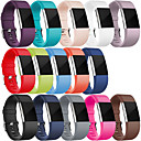 baratos Capinhas para iPhone-Bracelete do silicone do esporte pulseira pulseira pulseira de rel&amp;oacute;gio para fitbit cobrar 2 rel&amp;oacute;gio inteligente