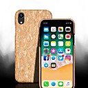 זול מגנים לאייפון-מגן עבור Apple iPhone XS / iPhone XR / iPhone XS Max עמיד בזעזועים כיסוי אחורי סיבי עץ קשיח עץ