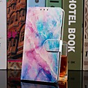 זול מגנים לאייפון-נרתיק עבור apple iphone xr / iphone xs מקסימום ארנק / מחזיק כרטיס / עם מעמד גוף מלא נרתיק עור כחול ורוד עור pu עבור iphone 6s / 6s פלוס / 7/7 פלוס / 8/8 פלוס / x / xs