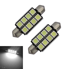 baratos Outras Luzes LED-2pcs 1.5 W 150-170 lm 8 Contas LED SMD 5050 Branco Frio 12 V / 2 pçs
