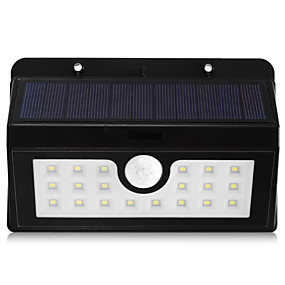baratos Luminárias Solares de LED-BRELONG® 5 W Focos de LED Impermeável / Sensor infravermelho / Instalação Fácil Branco Natural Corredor / Escadas / Dispensa / Garagem 20 Contas LED