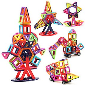 baratos Modelos &amp; Brinquedos de Montar-Blocos Magnéticos Azulejos magnéticos Blocos de Construir 40 pcs Veículos Gato Carro Transformável Interação pai-filho Clássico Para Meninos Para Meninas Brinquedos Dom