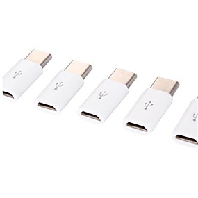 baratos Mi Mix 3-Tipo-C Adaptador <1m / 3ft OTG ABS Adaptador de cabo USB Para Macbook / Samsung / Huawei