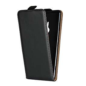 baratos Xperia XA1-Capinha Para Sony Sony Xperia Z3 / Z4 Mini / Sony Xperia Z4 Com Suporte / Flip Capa Proteção Completa Sólido Rígida couro legítimo