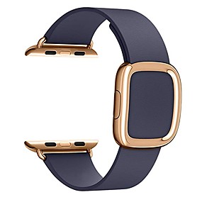 baratos Apple Watch Series 4-Pulseiras de Relógio para Apple Watch Series 5/4/3/2/1 / Apple Watch Series 4 Apple Fecho Moderno Couro Legitimo Tira de Pulso
