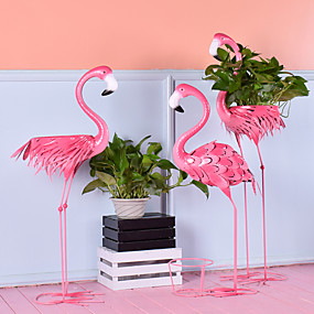 baratos Decorações em Madeira-Objetos de decoração, Ferro Estilo simples para Decoração do lar Presentes 2pcs