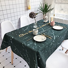 baratos Toalhas de mesa-Moderna Casual Algodão fibra de poliéster Quadrada Toalhas de Mesa Padrão Férias Estampado Amiga-do-Ambiente Impermeável Decorações de mesa