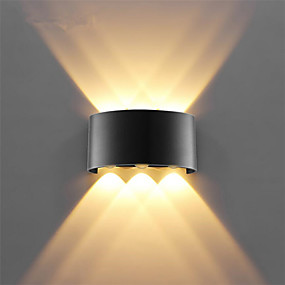 baratos Luminárias de Parede-ONDENN Impermeável LED / Contemporâneo Moderno Luminárias de parede Interior / Ao ar Livre Metal Luz de parede IP 65 85-265V 1 W