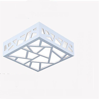 51 99 Geometric Flush Mount Ambient Light Painted Finishes Wood Bamboo Wood Bamboo Led 90 240v Warm White White Led Light Source Included