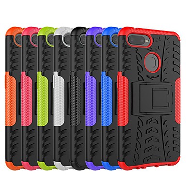 baratos OPPO-Capinha Para OPPO OPPO R9s Plus / OPPO R9s / Oppo F11 Pro Antichoque / Com Suporte Capa traseira Armadura Rígida PC
