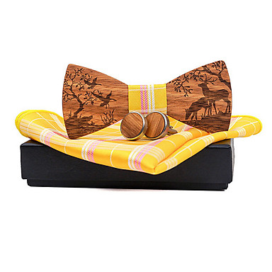 baratos Gravatas Borboletas-Homens Activo / Básico Gravata Borboleta Estampado