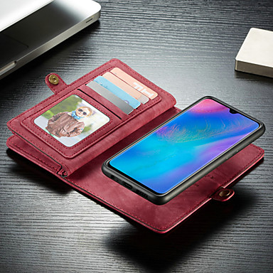 baratos Huawei P30 Pro-Caseme caso multifuncional carteira caso do telefone destacável 2 em 1 flip slot para cartão de capa dura com suporte para huawei p30 / huawei p30 pro / huawei p30 lite