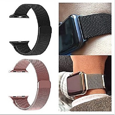 baratos Acessórios Para Celular-milanese loop band para apple watch strap iwatch 4/3/2/1 38mm 40mm 42mm 44mm